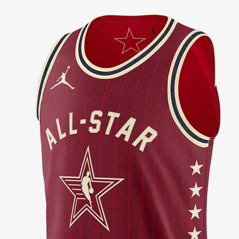 Jordan 2023 All Stars Basketball Jerseys Unisex Red-2