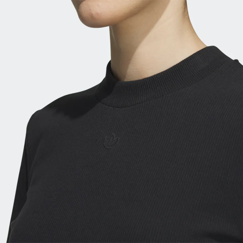 Adidas Originals Hot Girl Collection Home Of Classics Collection Crop Top Women's Black-3