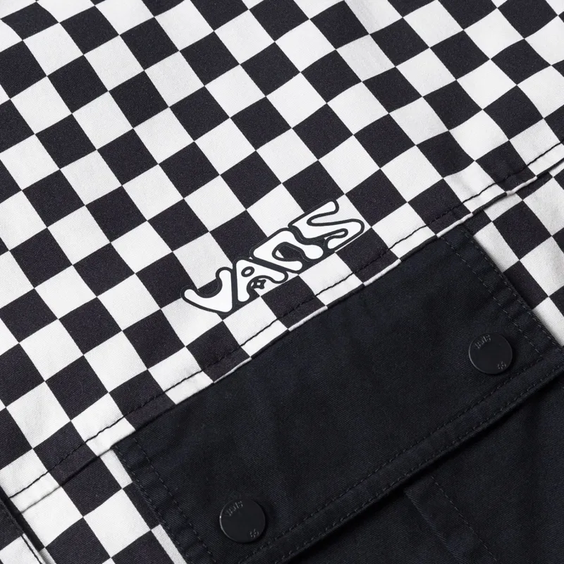 Vans Shirt Women's Black Checkerboard-2