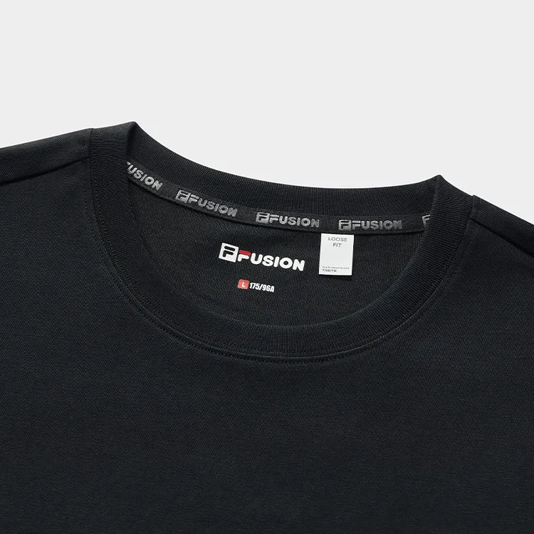 FILA FUSION FOB Series T Shirt Unisex Jet Black-4