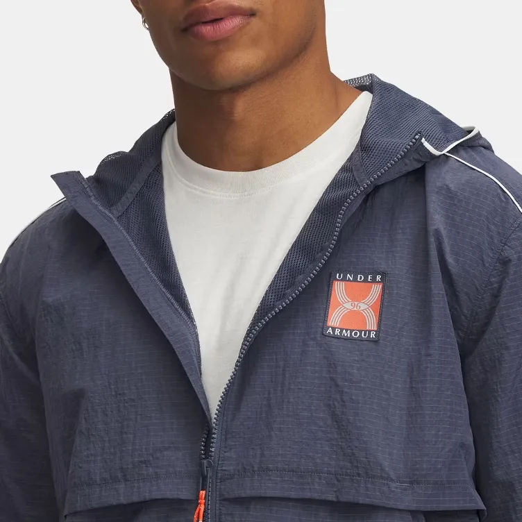 Under Armour Storm SS25 Jacket Men's Downpour Gray/Dark Gray/White Quartz-3