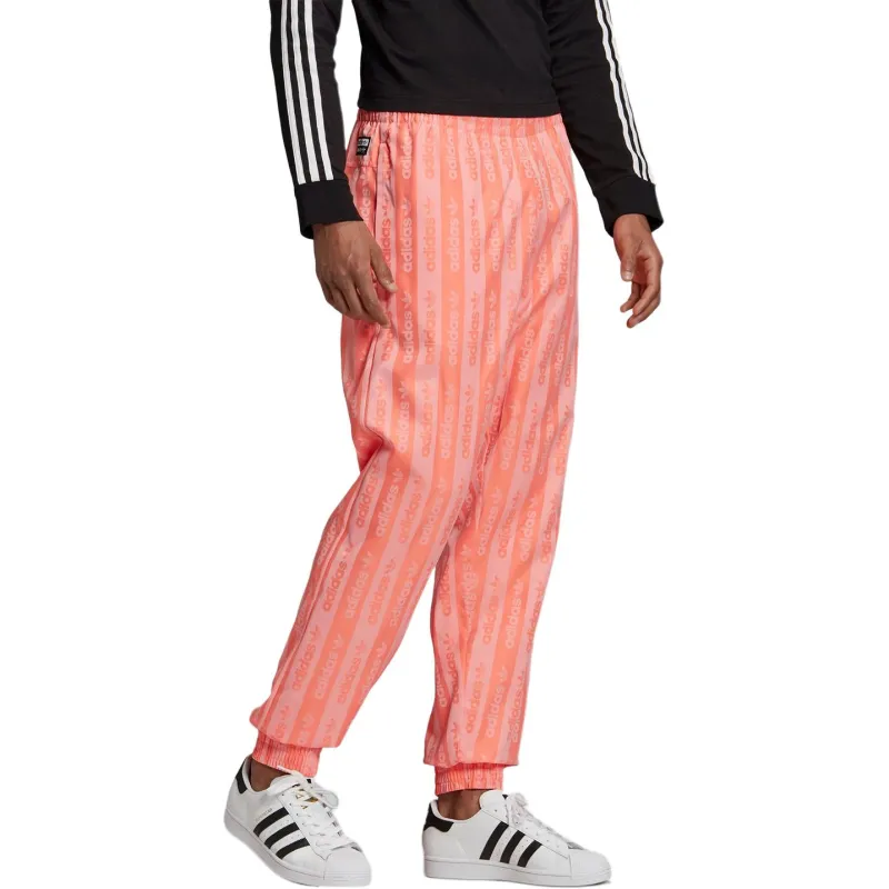 Adidas Originals Casual Pants Men's Orange Pink-3