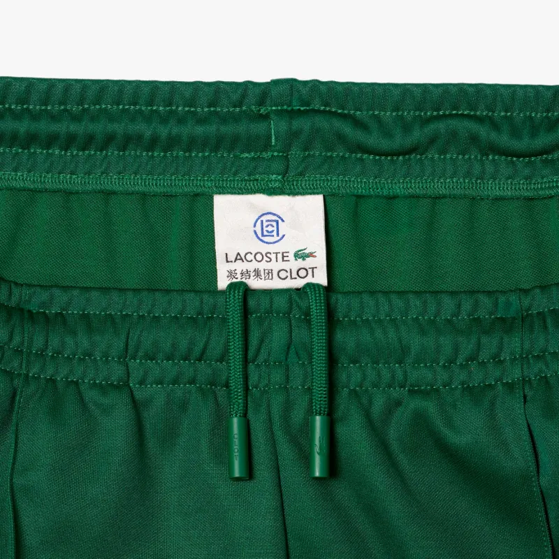 LACOSTE x CLOT Casual Pants Unisex Green-3