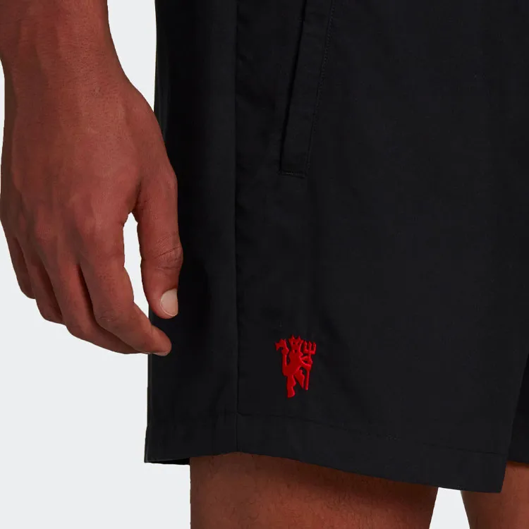 Adidas MANCHESTER UNITED THEATRE OF DREAMS Casual Shorts Men Black-4