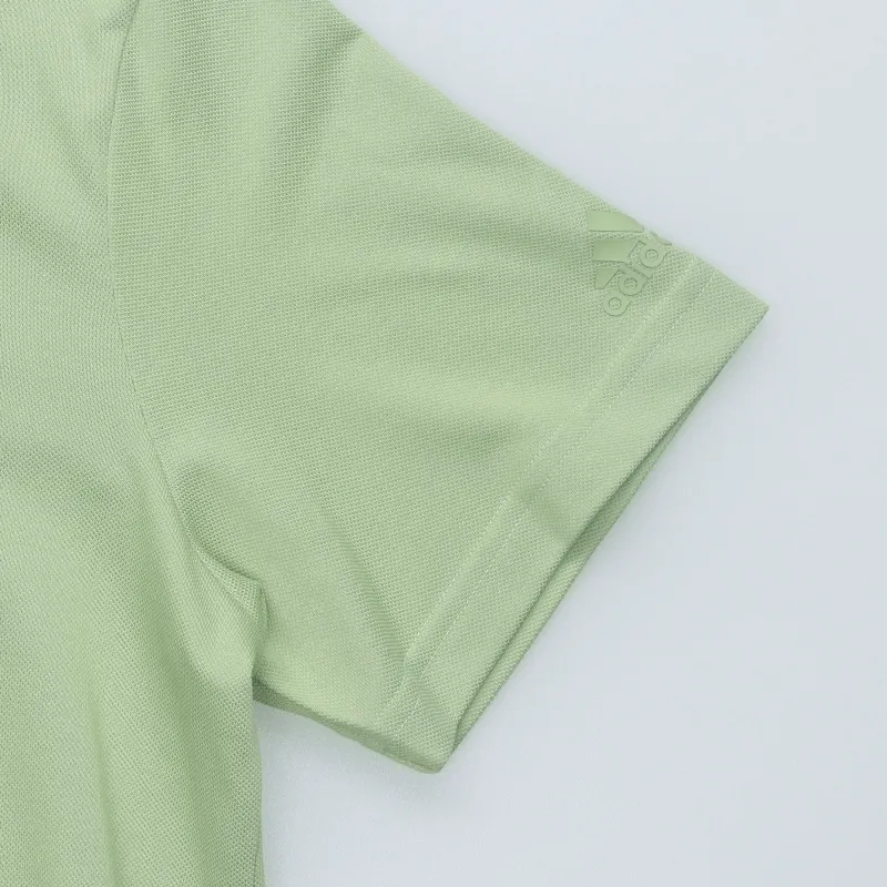 Adidas Polo Shirt Men's Magical Yellow Green-3