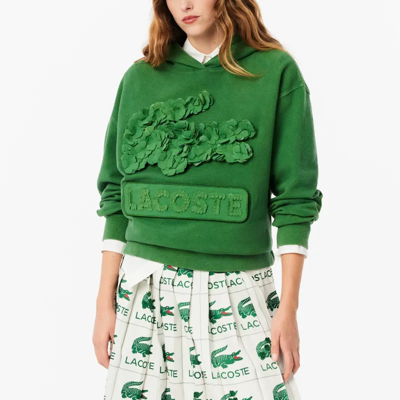 LACOSTE Embroidered Hoodie-1