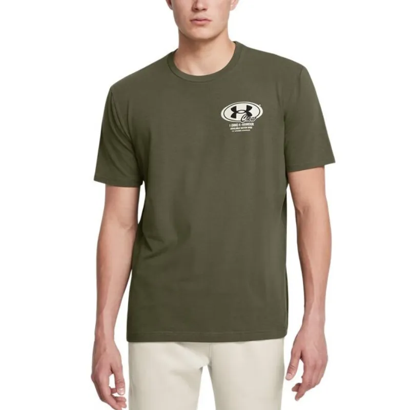 Under Armour x Grounds T Shirt Men's Deep Green-2
