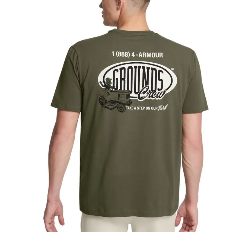 Under Armour x Grounds T Shirt Men's Deep Green-3
