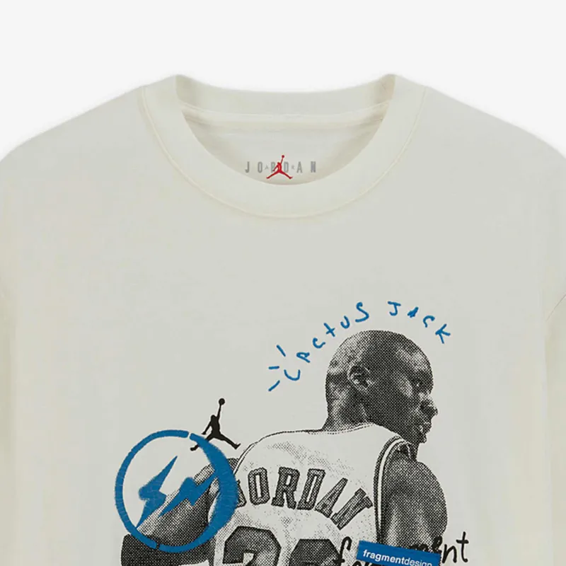 Travis Scott X JORDAN X Fragment Design T shirt-2