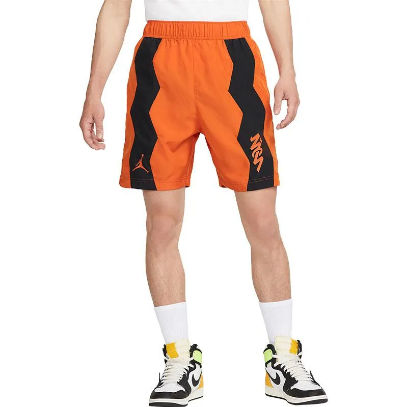 Jordan Basketball Shorts Men's Orange Red-2