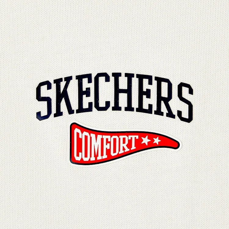 Skechers SS25 Polo Shirt Unisex Marshmallow White-3
