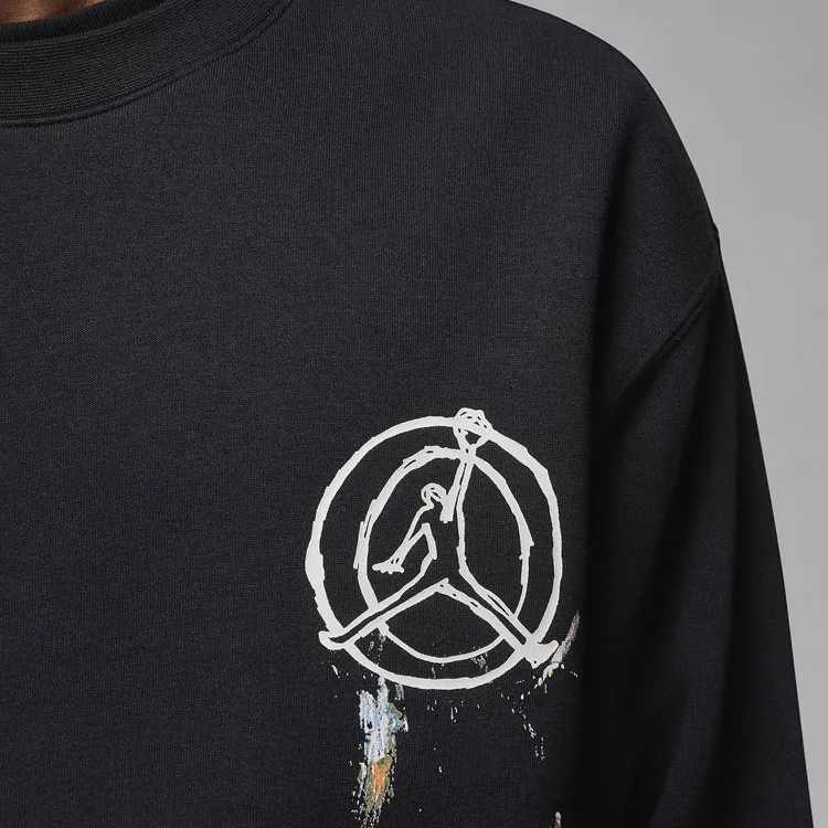 Jordan Sweatshirts Unisex Black-3