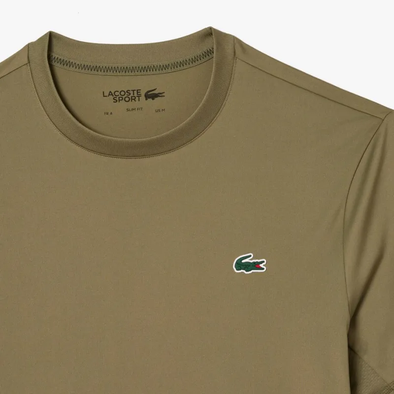 LACOSTE T Shirt Men's Khaki Green-3