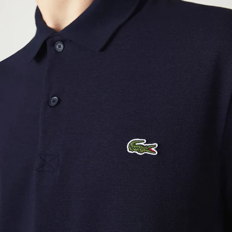 LACOSTE SS23 Polo Shirt Men's Navy Blue-3