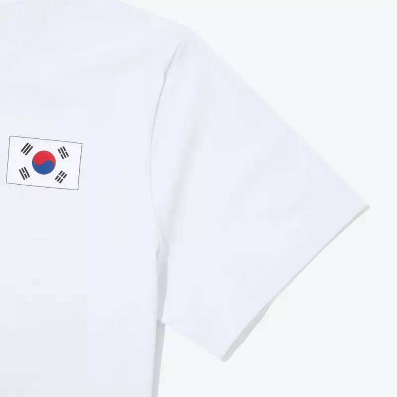 THE NORTH FACE South Korean Team Uniform For The Olympics Series. SS24 T Shirt Unisex White-1