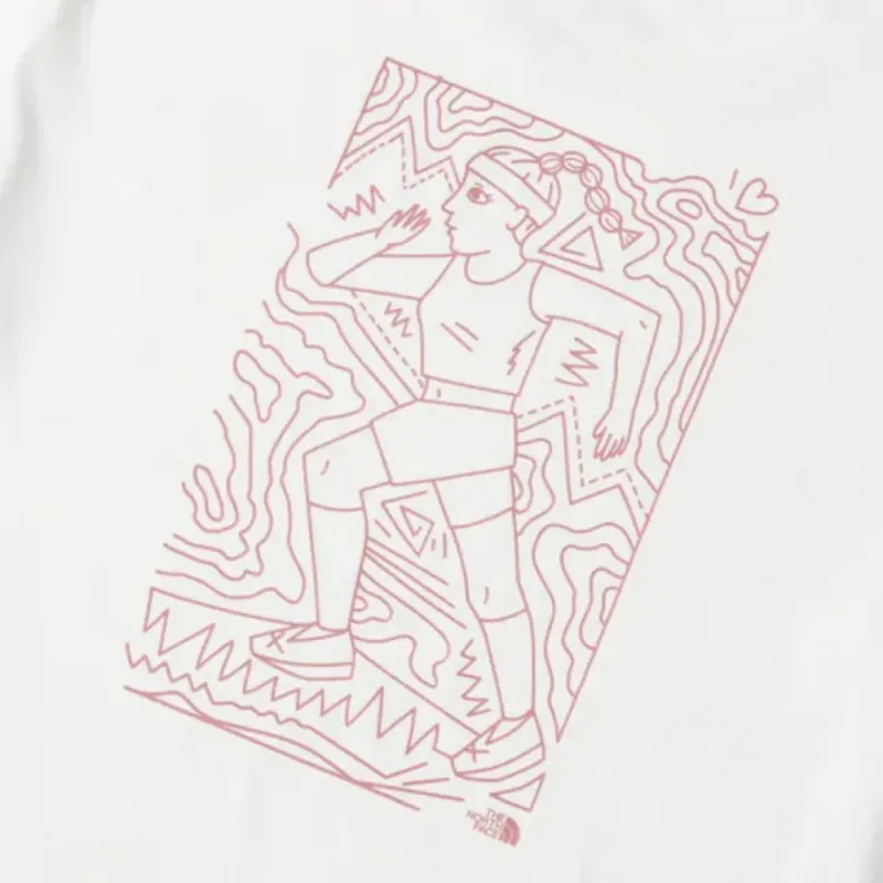THE NORTH FACE SUN CHASE Drop Shoulder Sleeve T Shirt Women's White-4