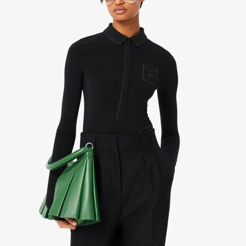 LACOSTE Classic Polo Collar Top-2