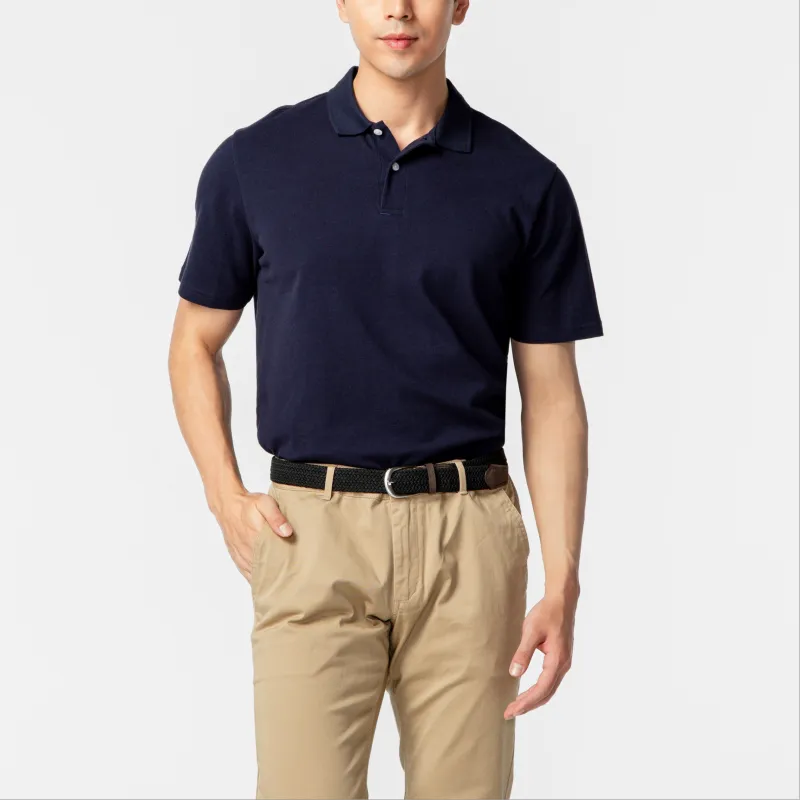 DECATHLON Polo Shirt Men's Blue Black-1