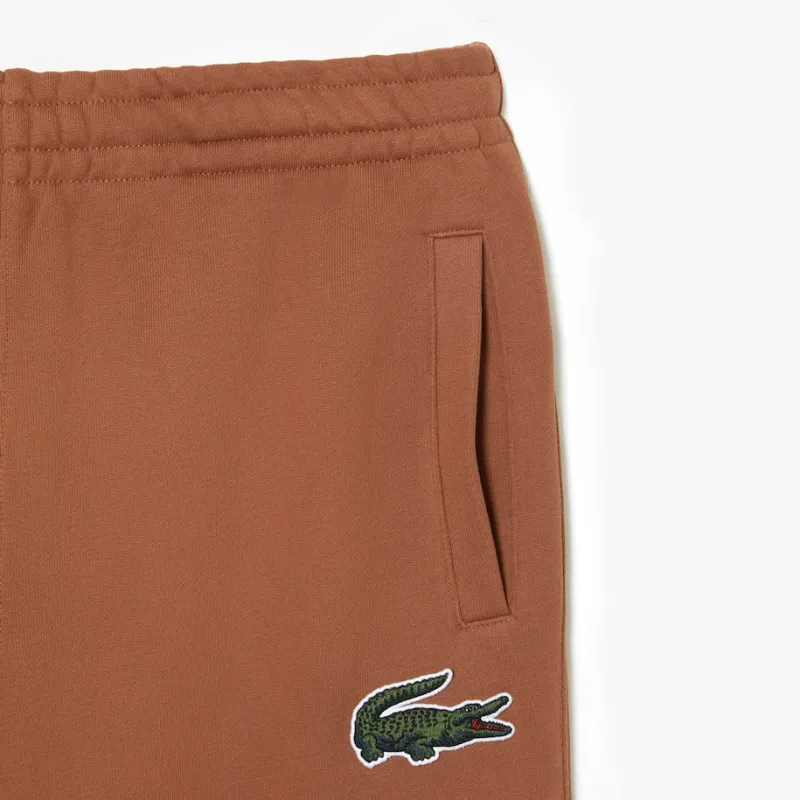 LACOSTE Knitted Sports Pants Men's Light Brown-3