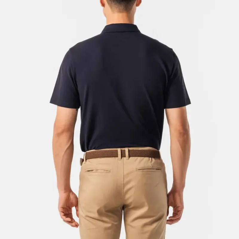 DECATHLON Polo Shirt Men's Blue Black-2