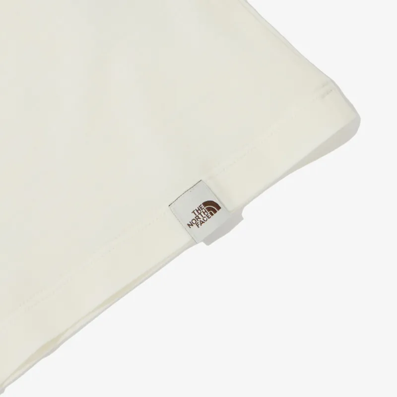 THE NORTH FACE Drop Shoulder Sleeve T Shirt Women's Cream-2