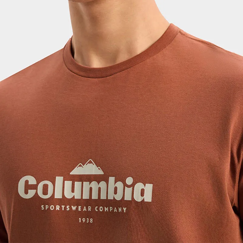 Columbia Regular T-Shirt Unisex Orange-4