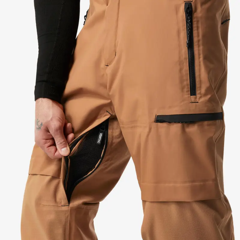 DECATHLON Ski Pants Men's Brown-4