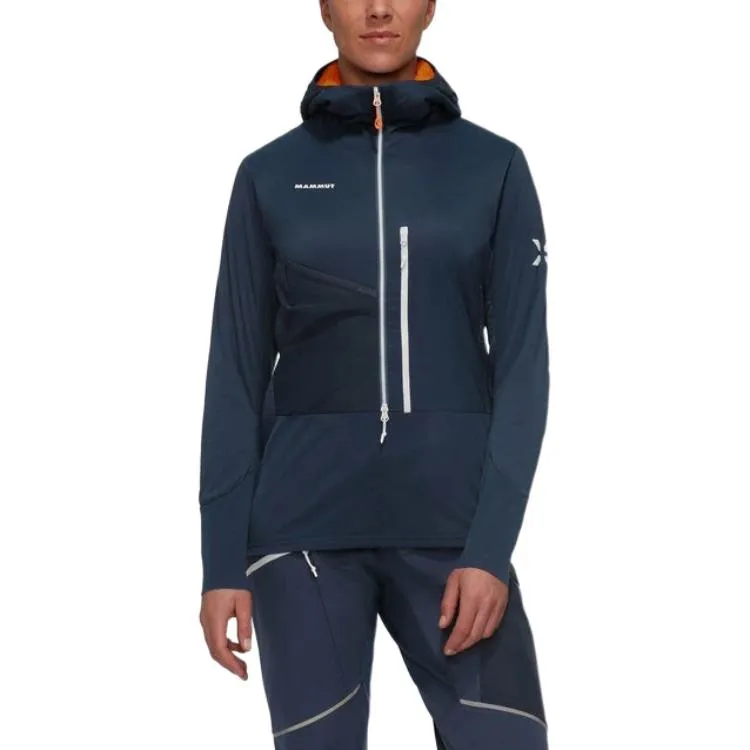 MAMMUT Waterproof And Windproof Windbreaker Jacket Women's Sky Blue-3