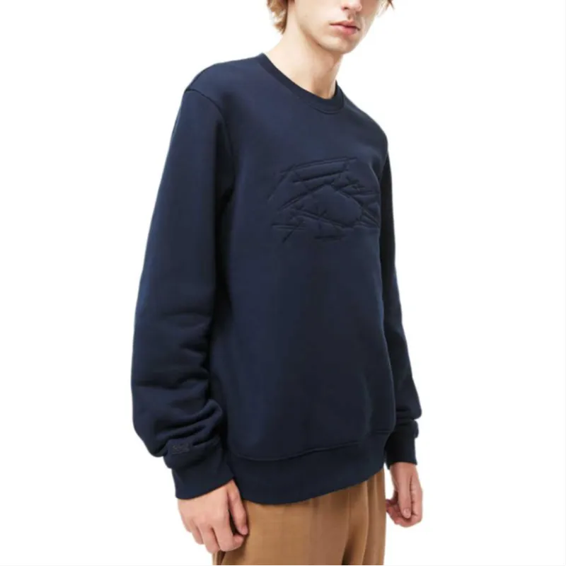 LACOSTE Crocodile embroidered Sweatshirt-3