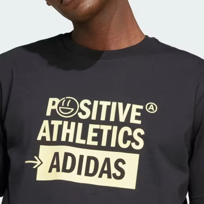 Adidas Free Shipping With AdiClub Lounge Verbiage Graphic Tee-3