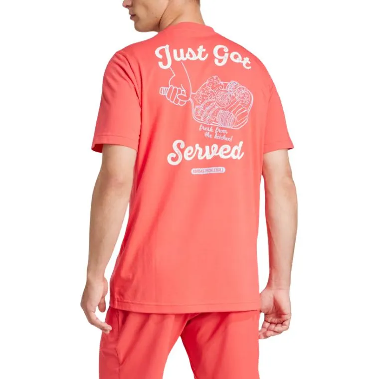 Adidas Free Shipping With AdiClub Pickleball Served Graphic Tee-2