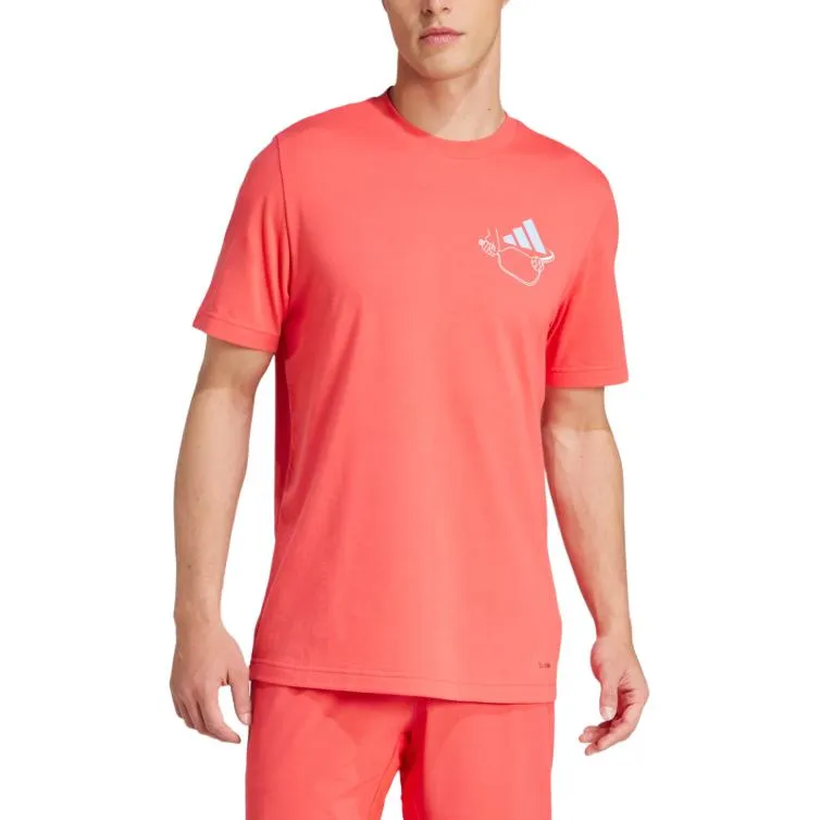 Adidas Free Shipping With AdiClub Pickleball Served Graphic Tee-1