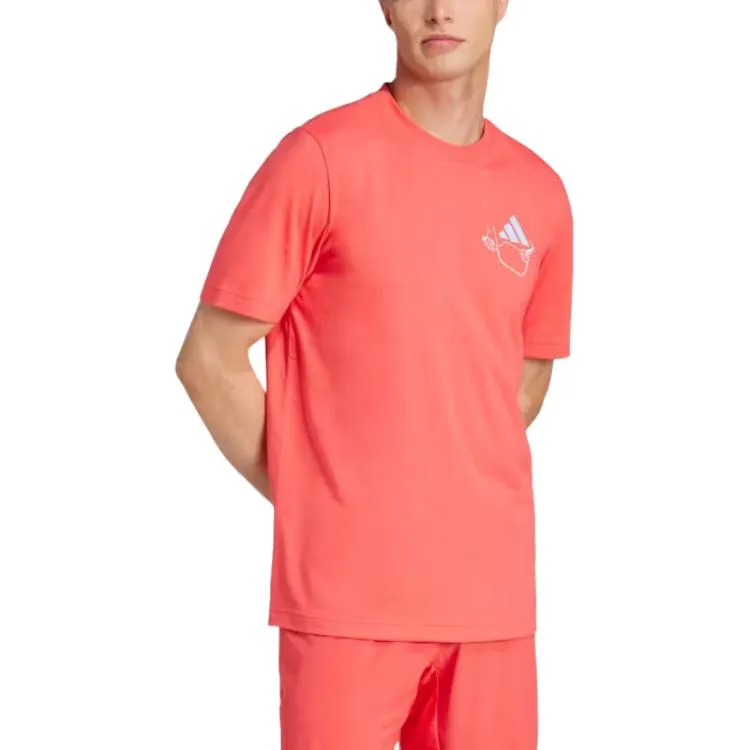 Adidas Free Shipping With AdiClub Pickleball Served Graphic Tee-3