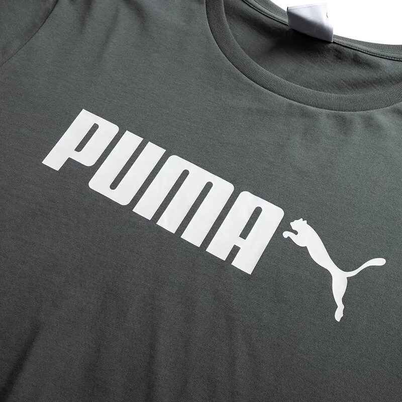 PUMA ESS SS25 T Shirt Men's Gray-4