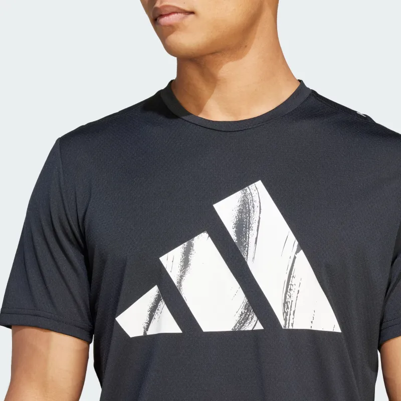 Adidas BRAND LOVE T Shirt Men's Black-4