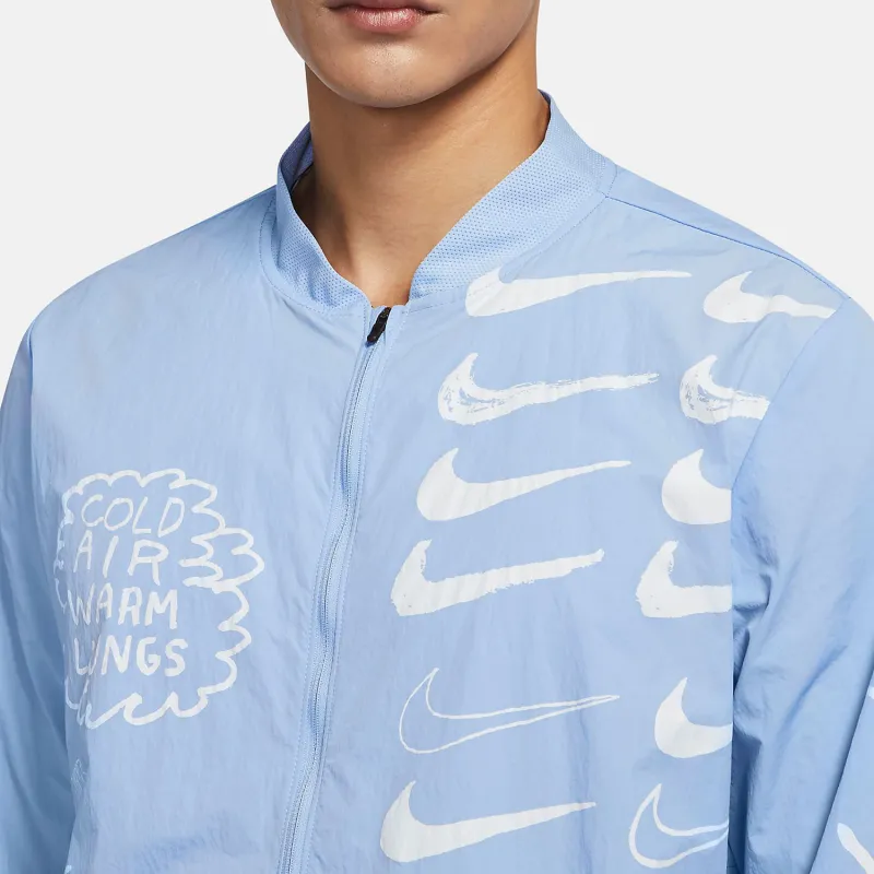 Nike Jackets Men Sky Blue-2