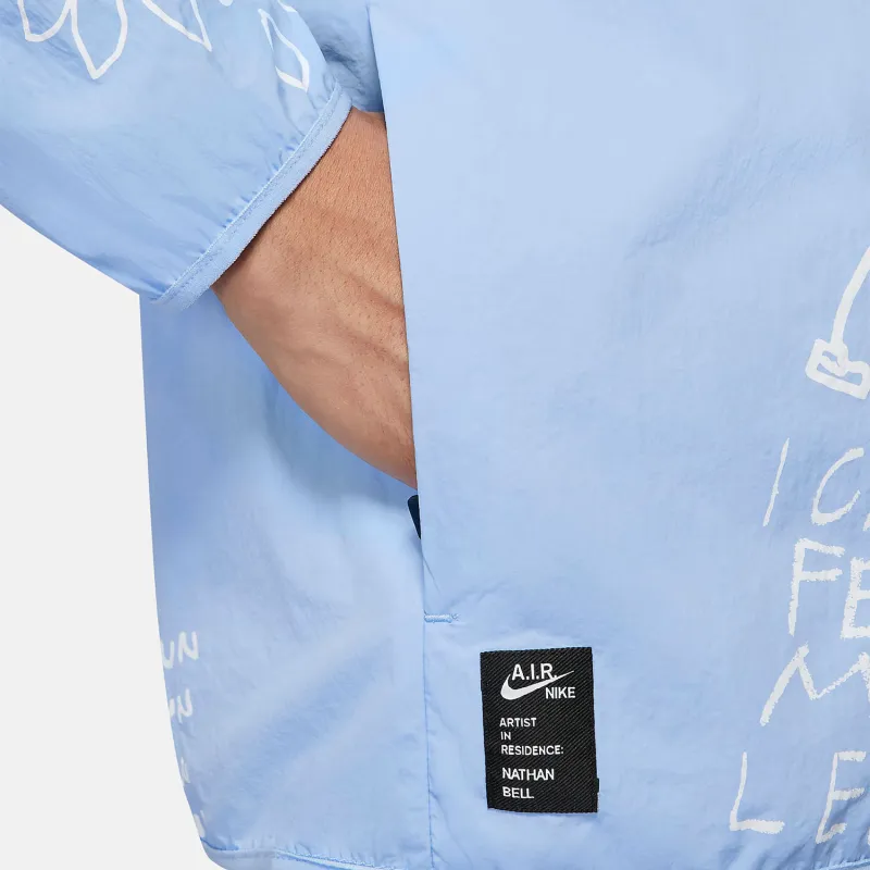 Nike Jackets Men Sky Blue-3