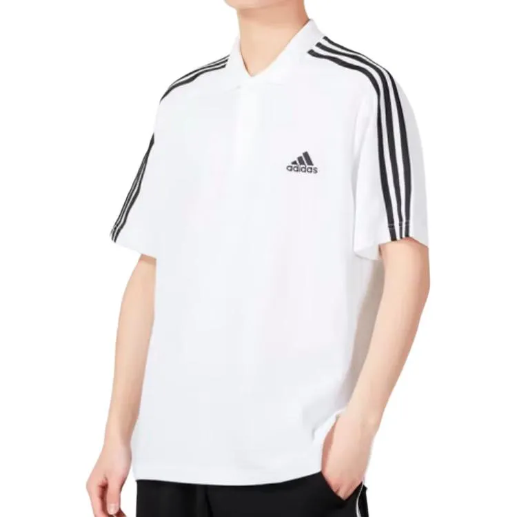 Adidas Clothing Polo Shirt Japan Version Men's White-3