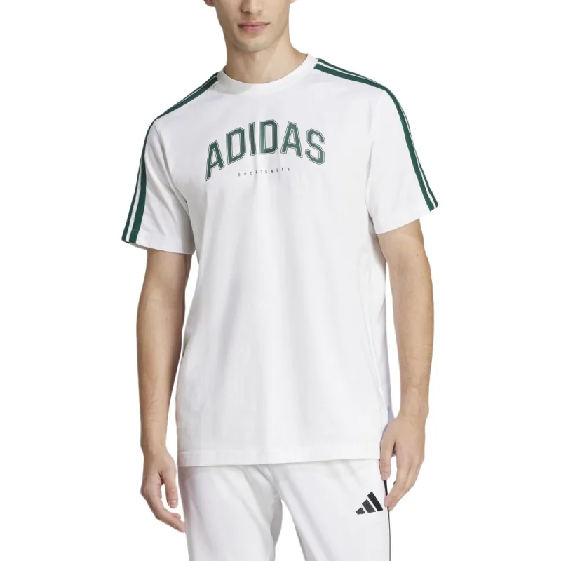 Adidas Clothing T Shirts Men White-1