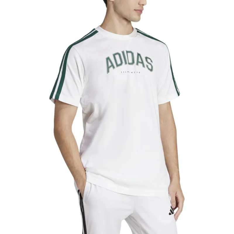 Adidas Clothing T Shirts Men White-3