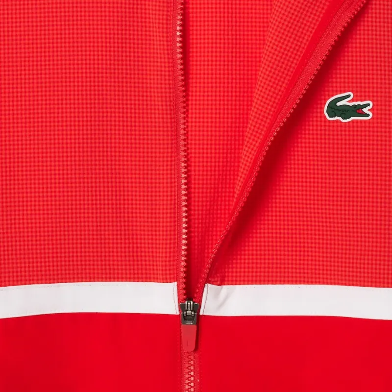 LACOSTE Djokovic Collaboration Casual Sportswear Men Red-2