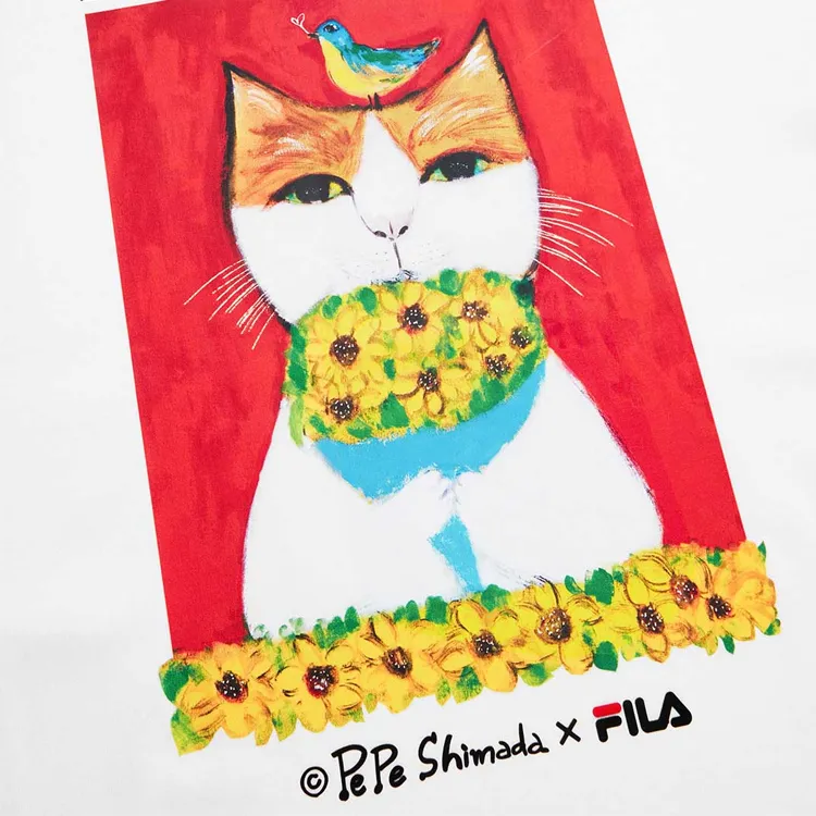 FILA x Pepe Shimada T Shirt Women's White-2