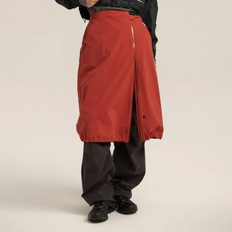 SALOMON Slate Casual Long Skirt Women's Mahogany-3