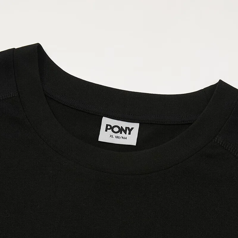 Pony T Shirts Men Black-4