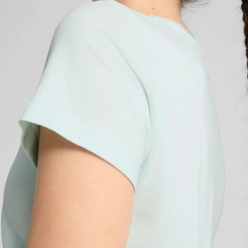 PUMA ESS Regular T Shirt Women's Peace Blue-3