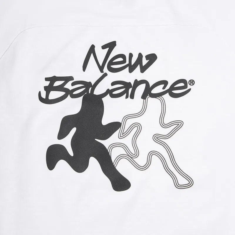 New Balance FROZEN UNI T Shirt Men's White-2