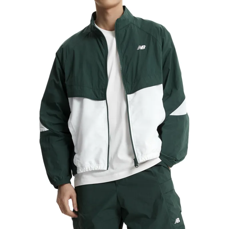New Balance Trench Coat Unisex Green White-2