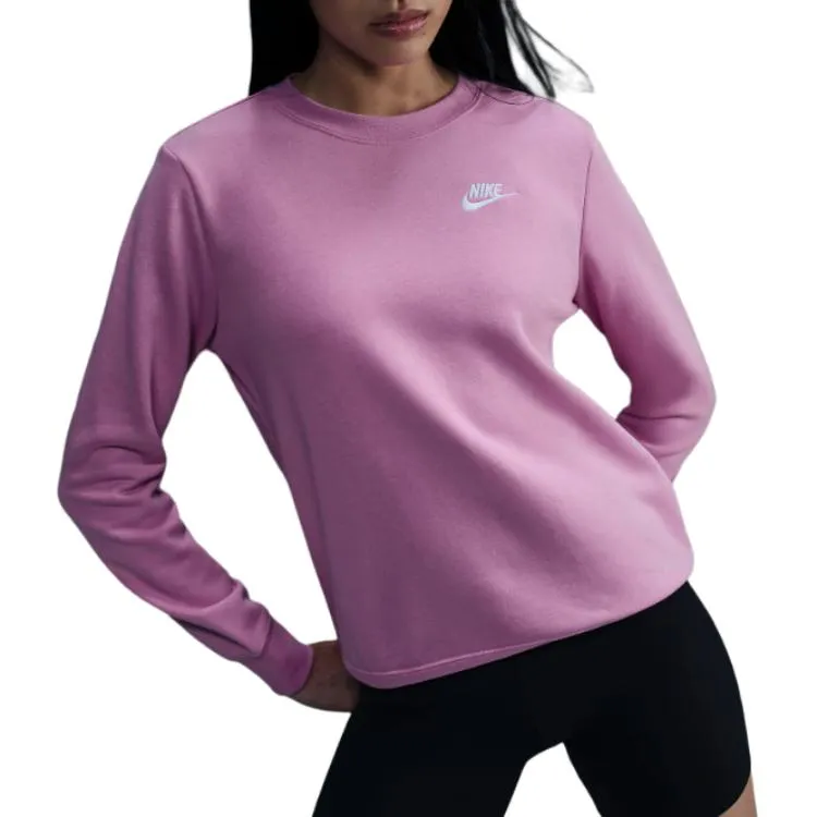Nike Club Fleece 'Pink' Sweatshirt-1