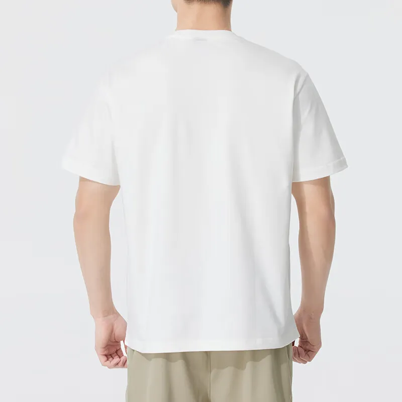 New Balance T Shirt Unisex Sea Salt White-4