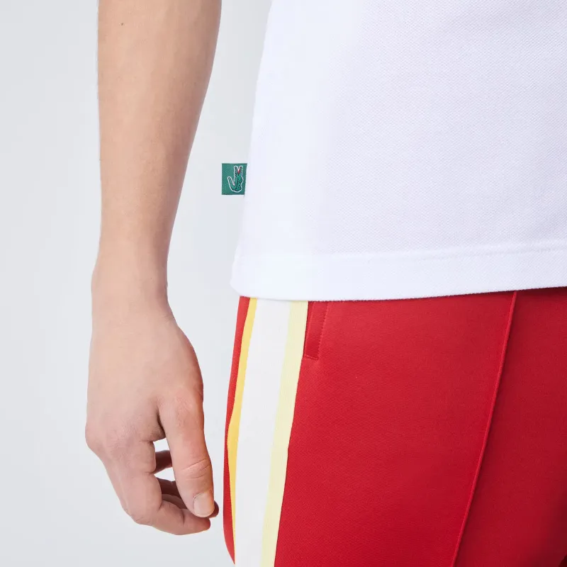 LACOSTE Polo Shirts Men White-5